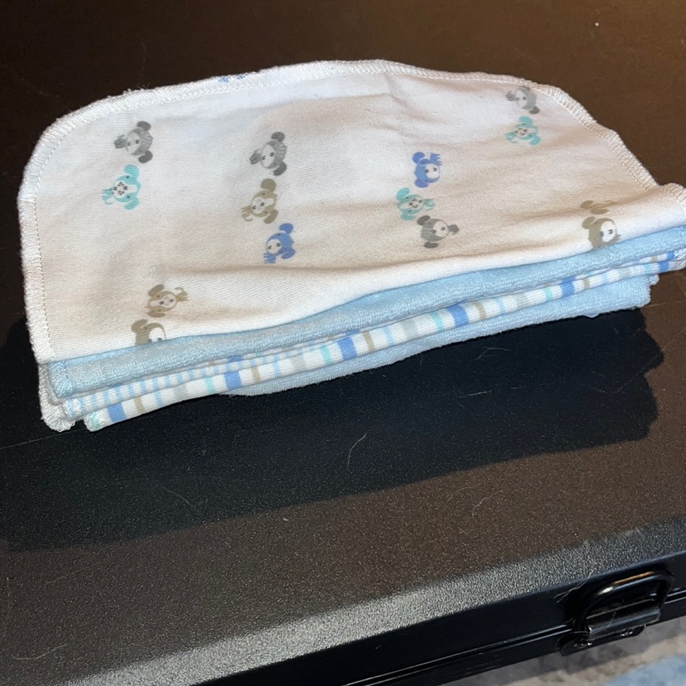 Set of 12 Baby Boys Wash cloths